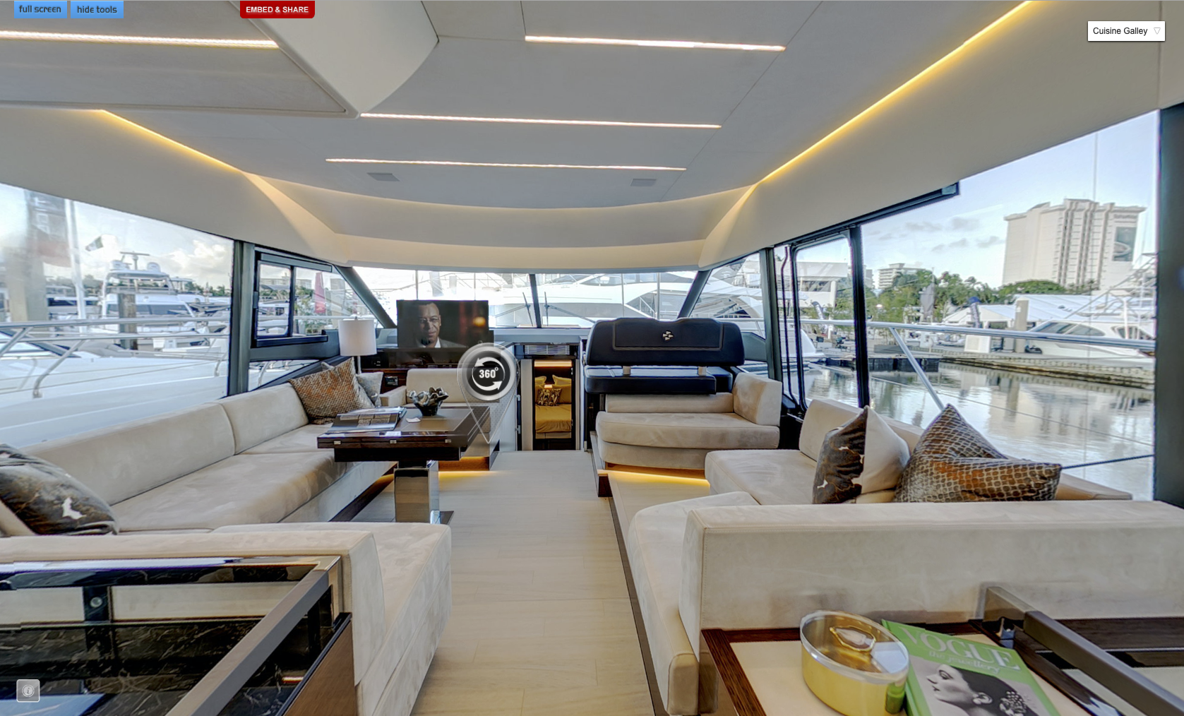 55' Prestige Yacht Virtual Tour